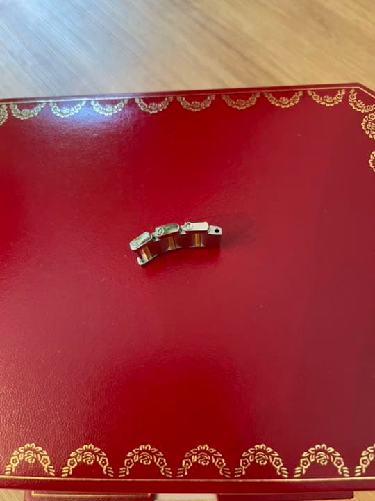 カルティエ　時計　タンクフランセーズ　パーツ　コンビ