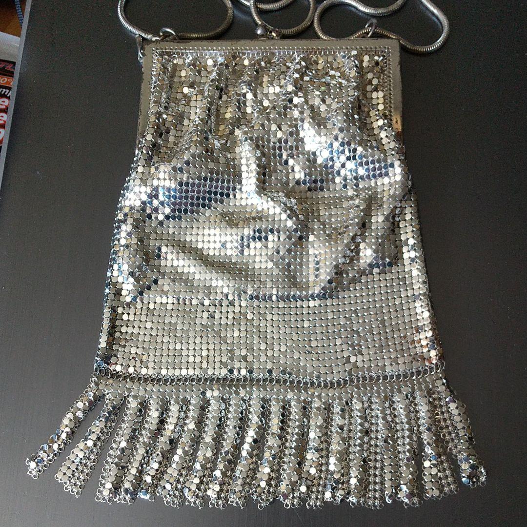 値下げしました‼️アンティークキラキラバックPARIS