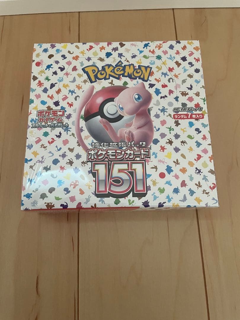 ポケモンカード151 box シュリンク付き