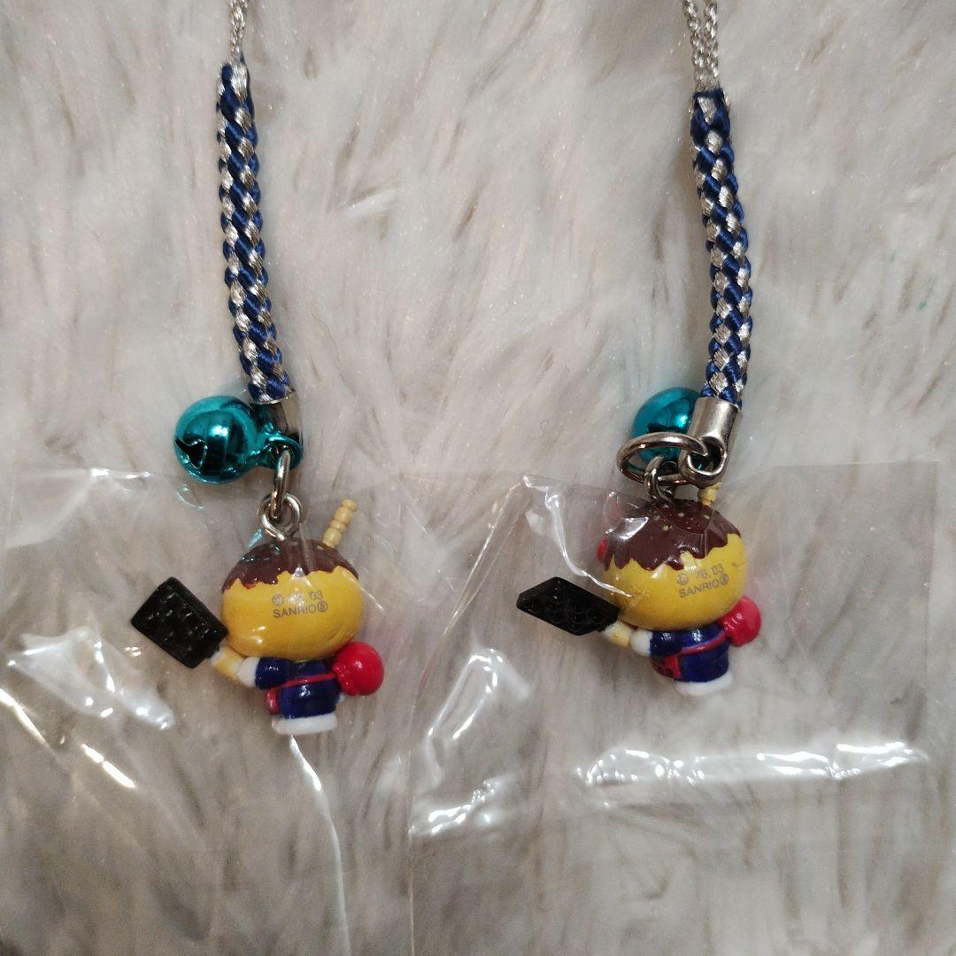 ご当地キティ 大阪限定 たこ焼き 根付けストラップ 2つセット 希少 レア