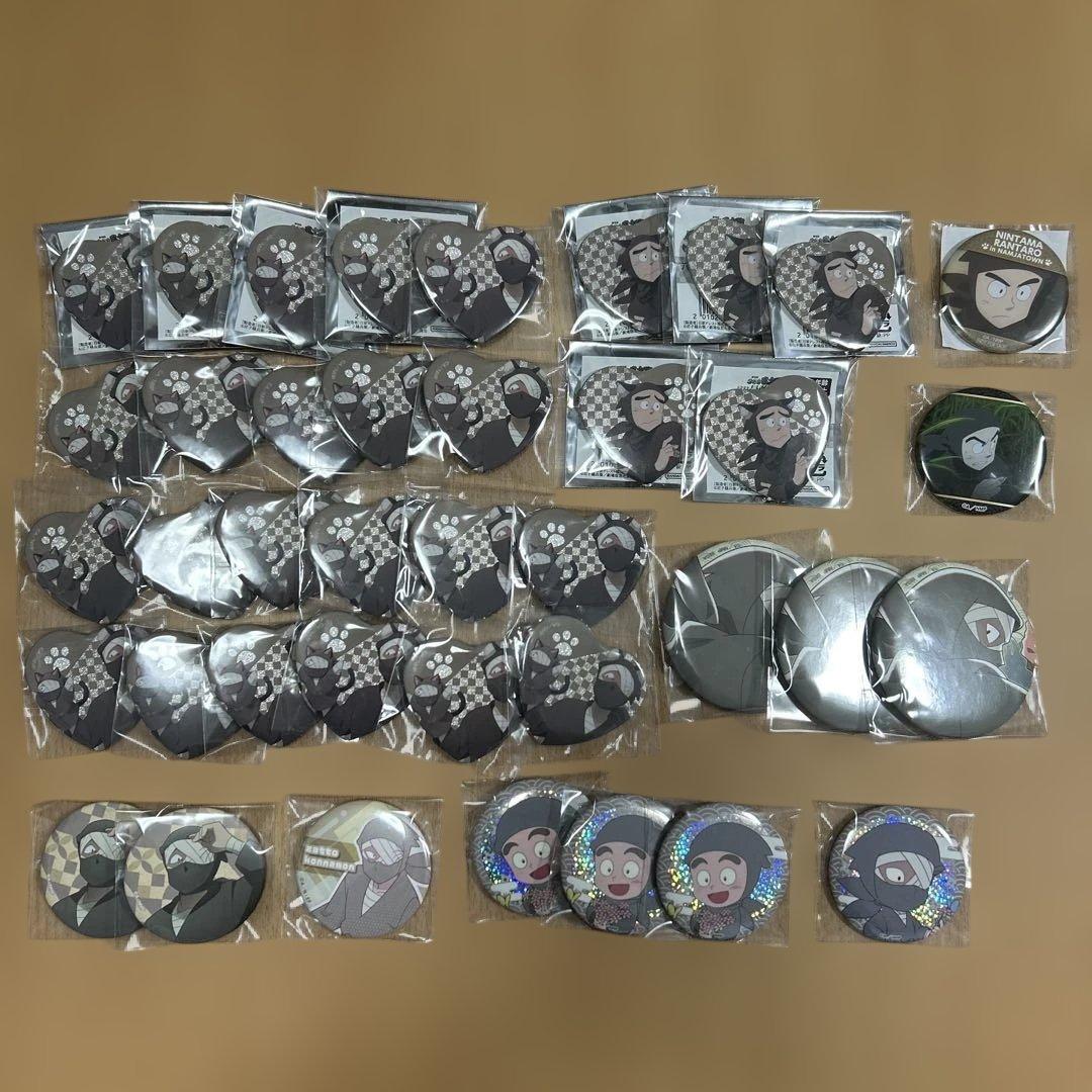 忍たま乱太郎 雑渡昆奈門 諸泉尊奈門 ナンジャタウン ハート缶バッジ まとめ売り