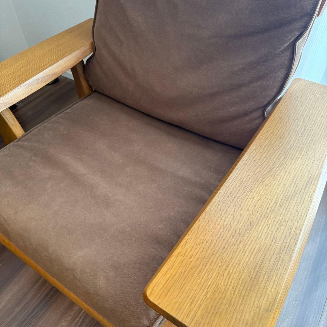 円空 アームチェア 座面付き ラウンジチェア 希少品 ローチェア 和風 座椅子