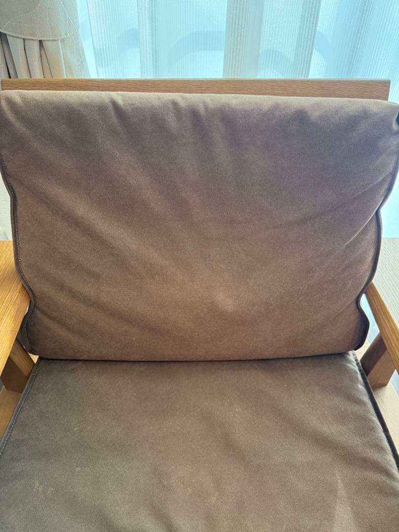 円空 アームチェア 座面付き ラウンジチェア 希少品 ローチェア 和風 座椅子