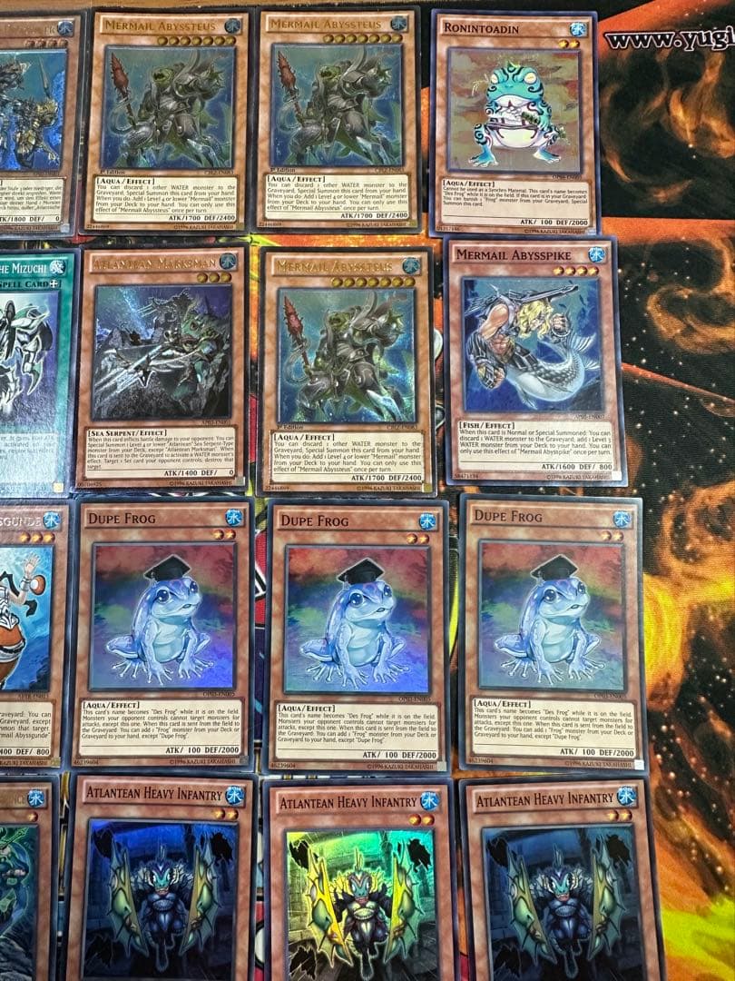 英語　海皇水精隣デッキパーツ