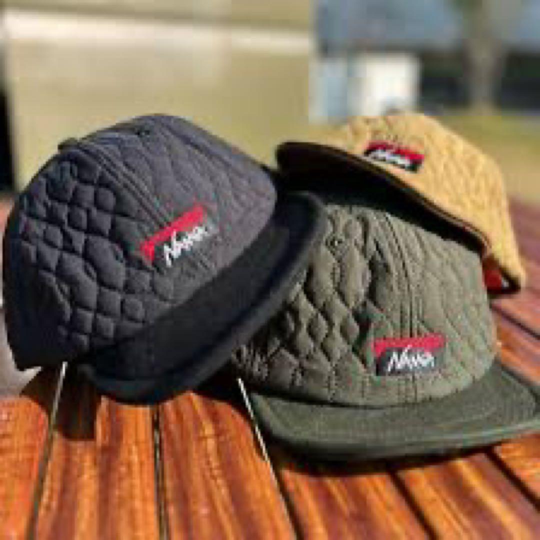 キルティングキャップ　ナンガ　clef オリーブ