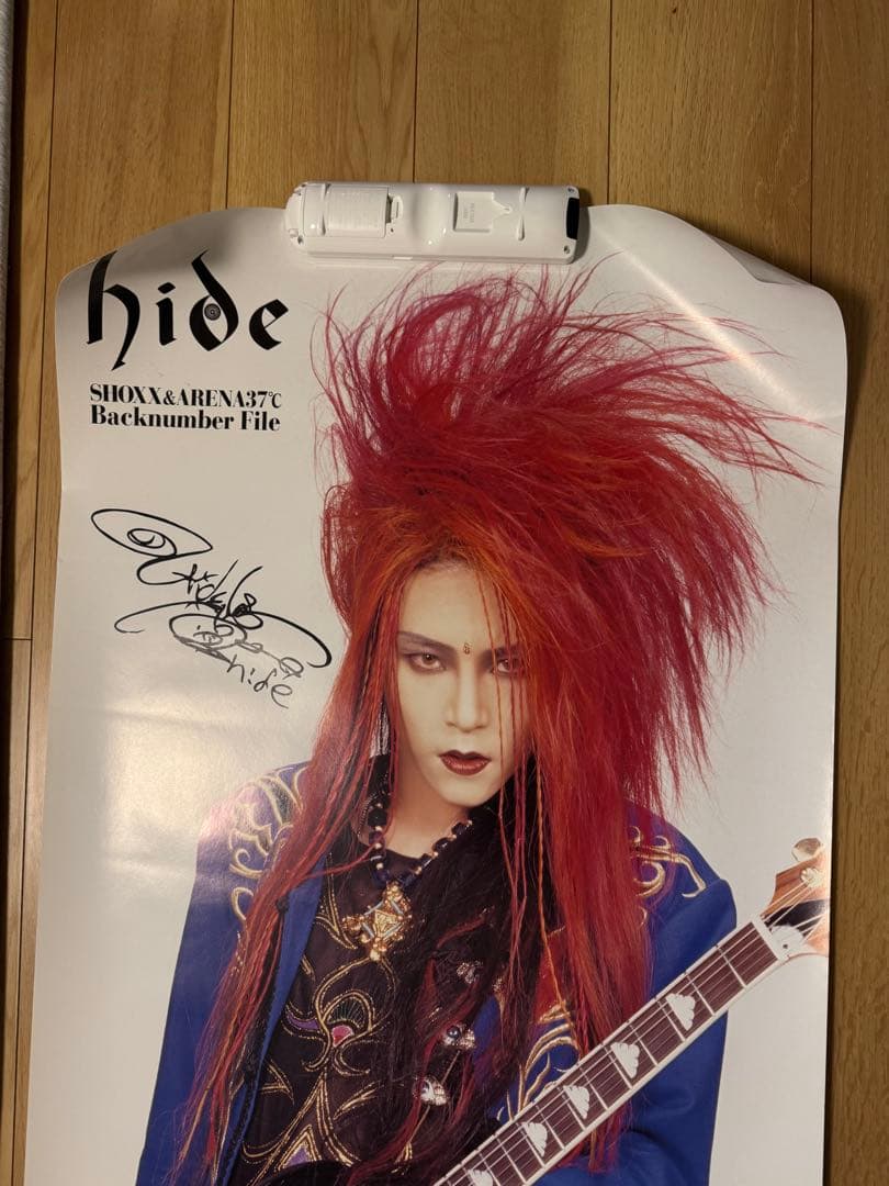 美品　hide 等身大 ポスター
