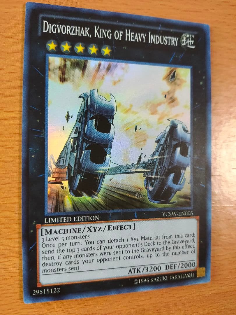 遊戯王 重機王ドボク・ザーク　プロモ　英語　YCSW