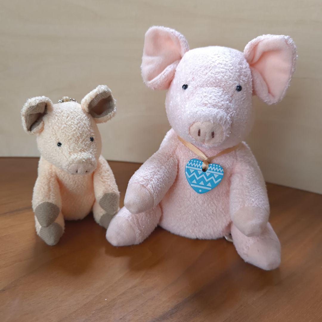 モンスイユ　ショコラ　ぶたぶた　ハート　ぶた　レア　ピンク色　オレンジ色ぬ