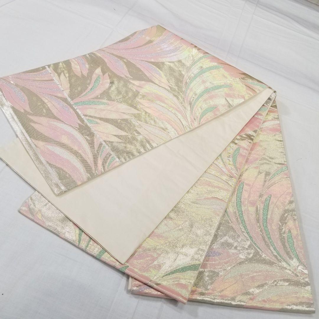 Fs112st あぜくら豪華可愛い振袖 屋敷と景観柄 金糸 正絹