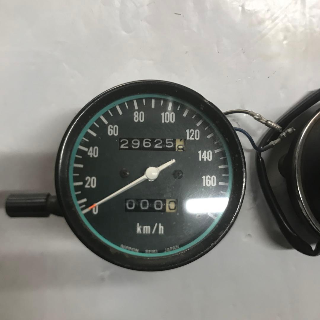 ①当時物/スピードメーター/タコメーターセット/ホンダ/カワサキ/スズキ/ヤマハ