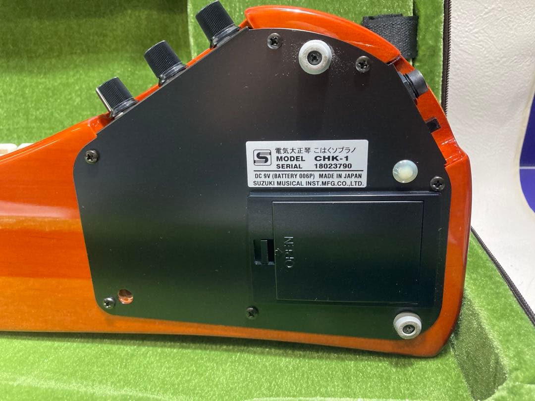 (L)★美品★SUZUKI 鈴木楽器製作所 電気大正琴 大正琴 こはくCHK-1