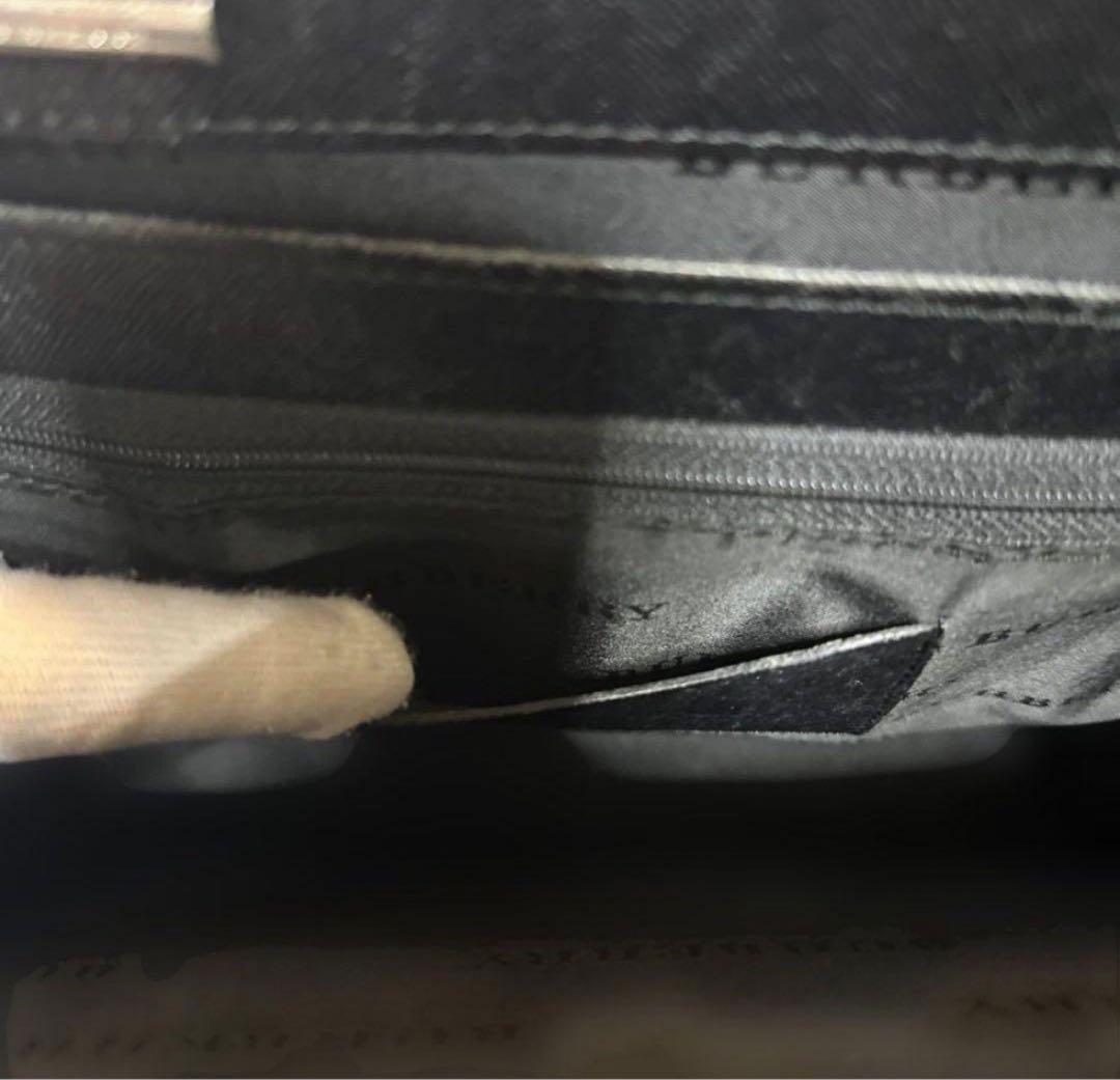 美品 Burberry （バーバリー）ダレスバッグ ビジネスバッグ サフィアーノ