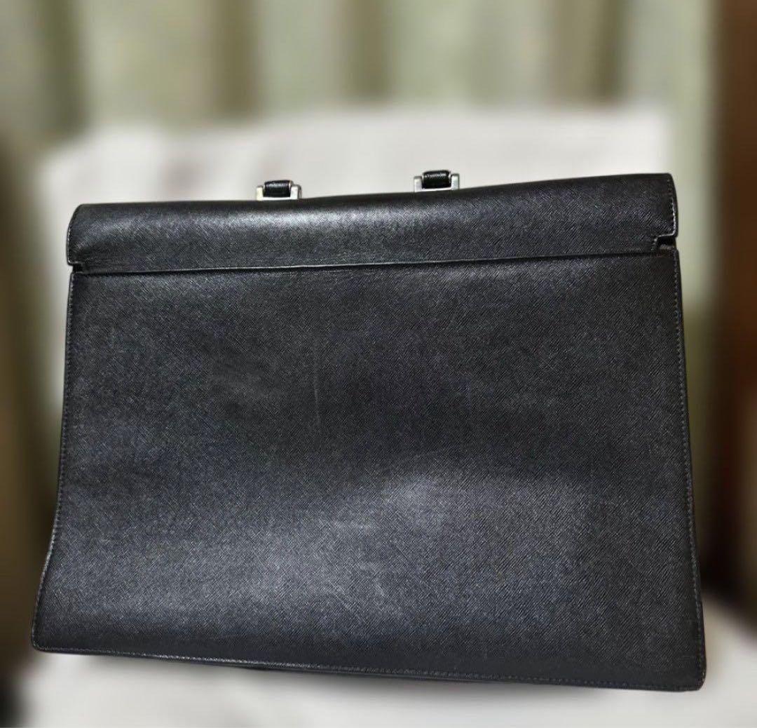 美品 Burberry （バーバリー）ダレスバッグ ビジネスバッグ サフィアーノ
