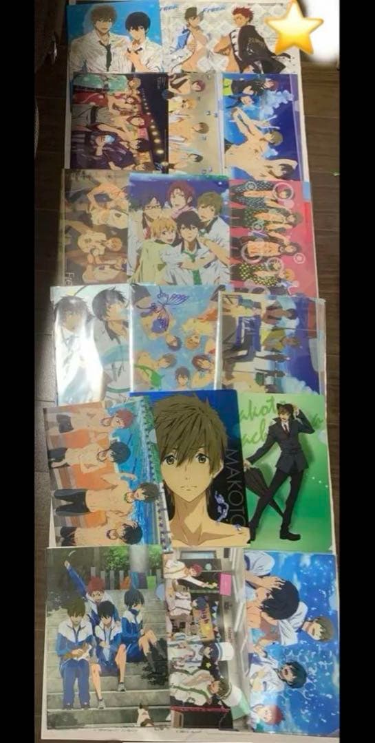 【バラ売り可】Free! クリアファイル100枚以上&A5クリアカード20枚以上