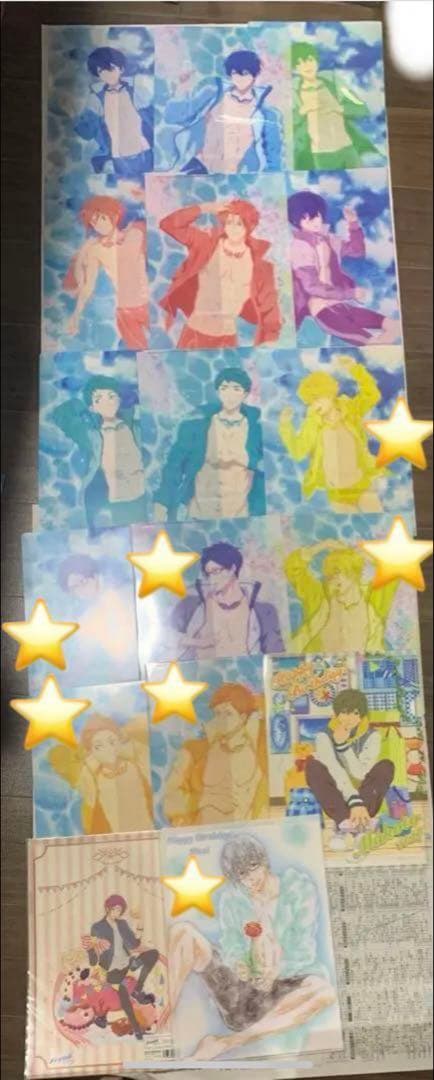【バラ売り可】Free! クリアファイル100枚以上&A5クリアカード20枚以上