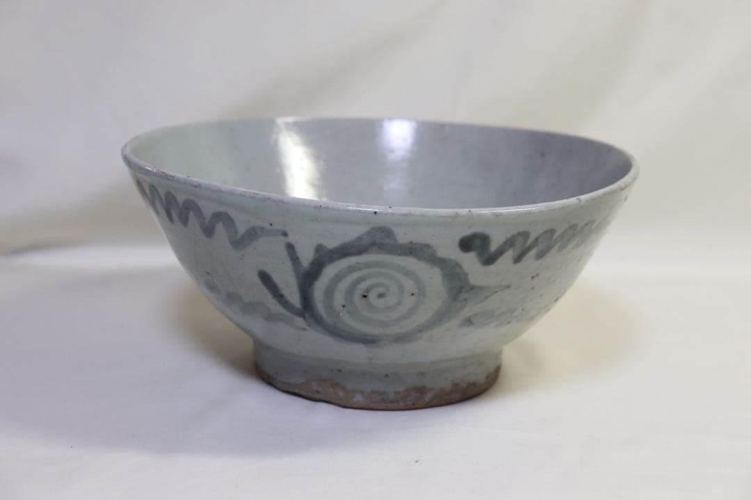 ツ　中国　清朝期　染付大鉢　龍紋　送料込み0408