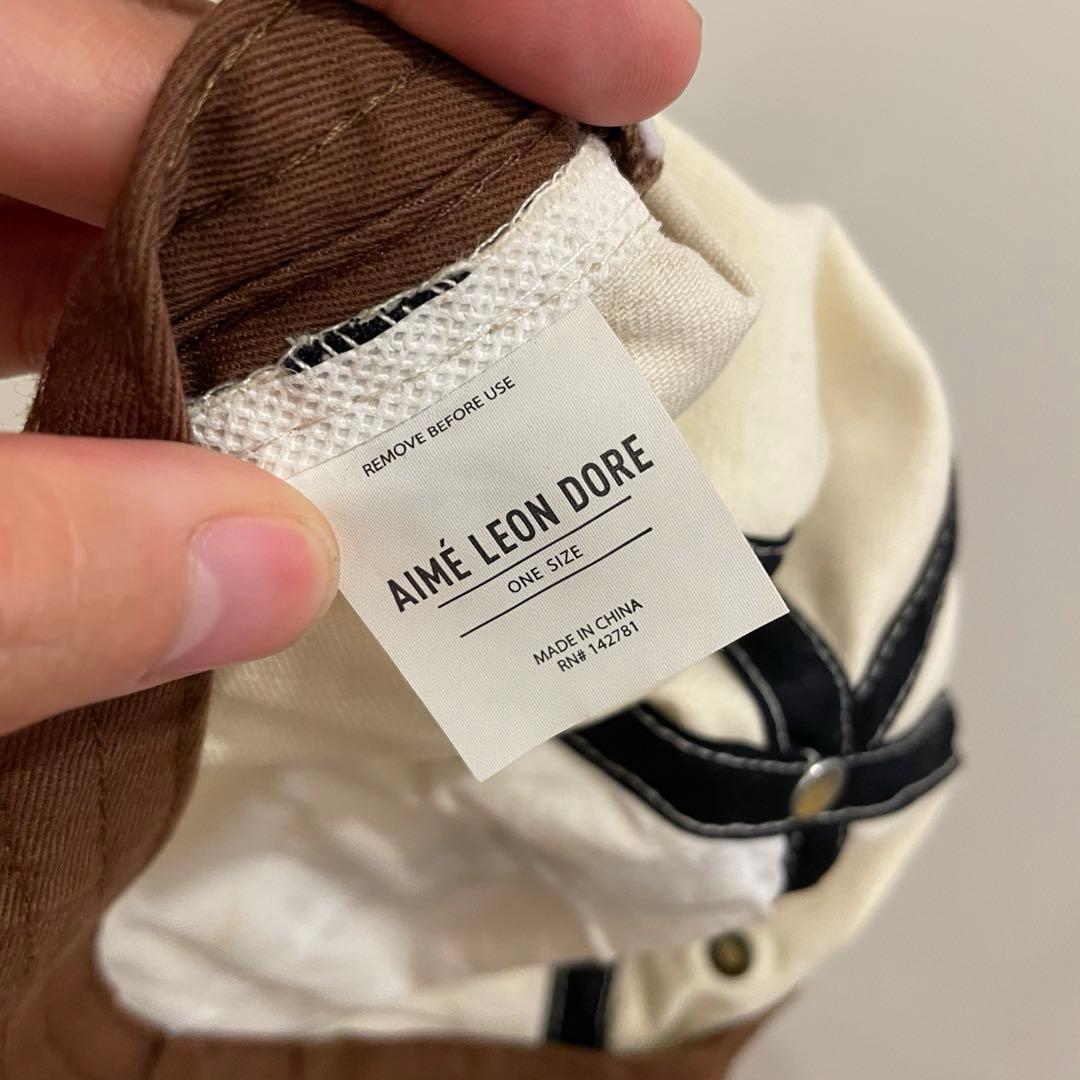 AIME LEON DORE × WOOLRICH PATCH HAT キャップ