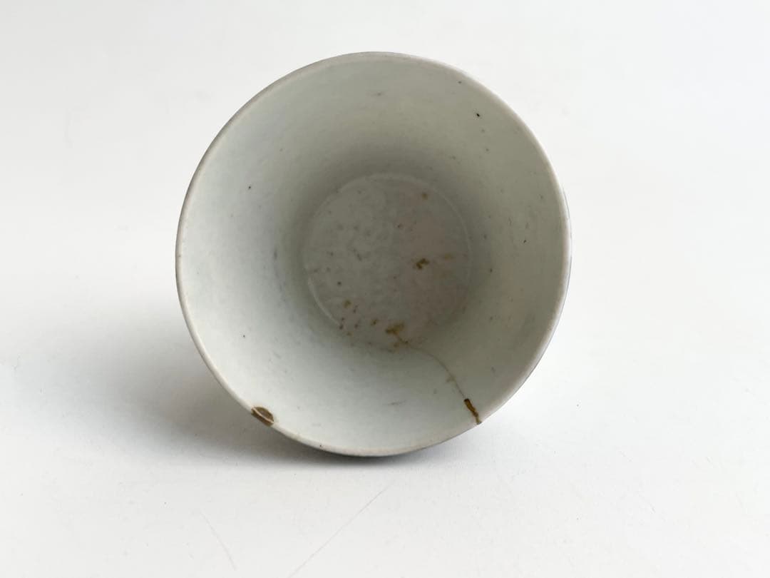 骨董　アンティーク　古伊万里　染付　雨降文様　蕎麦猪口　フリーカップ　酒器