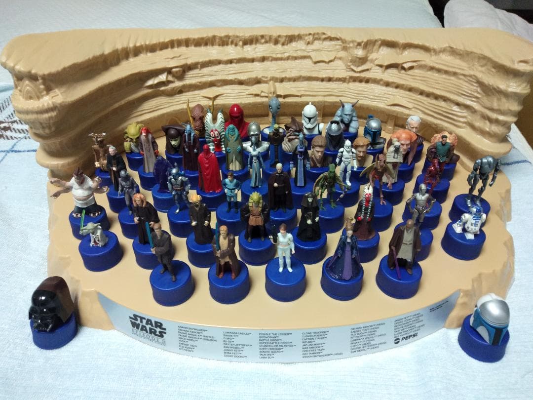 ペプシ×スターウォーズ EP2 ボトルキャップ コレクションステージ 54個