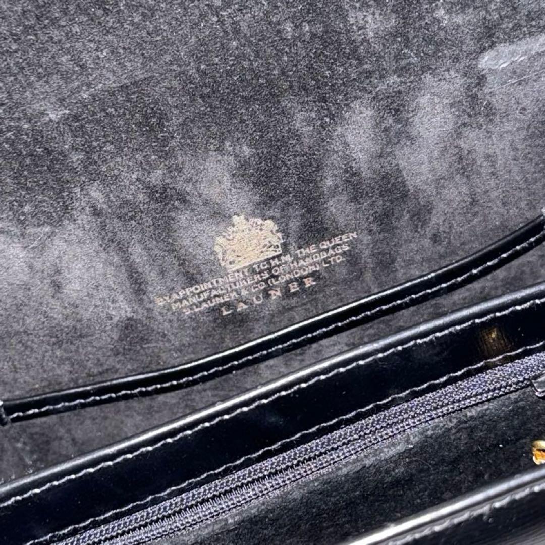 ⭐️極美品⭐️　ロウナーロンドン　ハンドバッグ　フォーマルバッグ　ゴールド金具