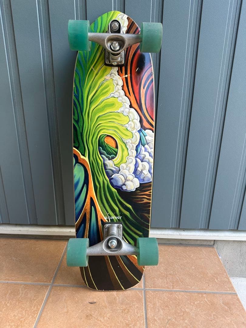 【美品】Carver カーバー サーフスケートボード / Greenroom