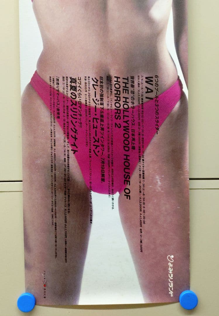 藤原紀香 水着ポスター よみうりランド 荒木経惟撮影