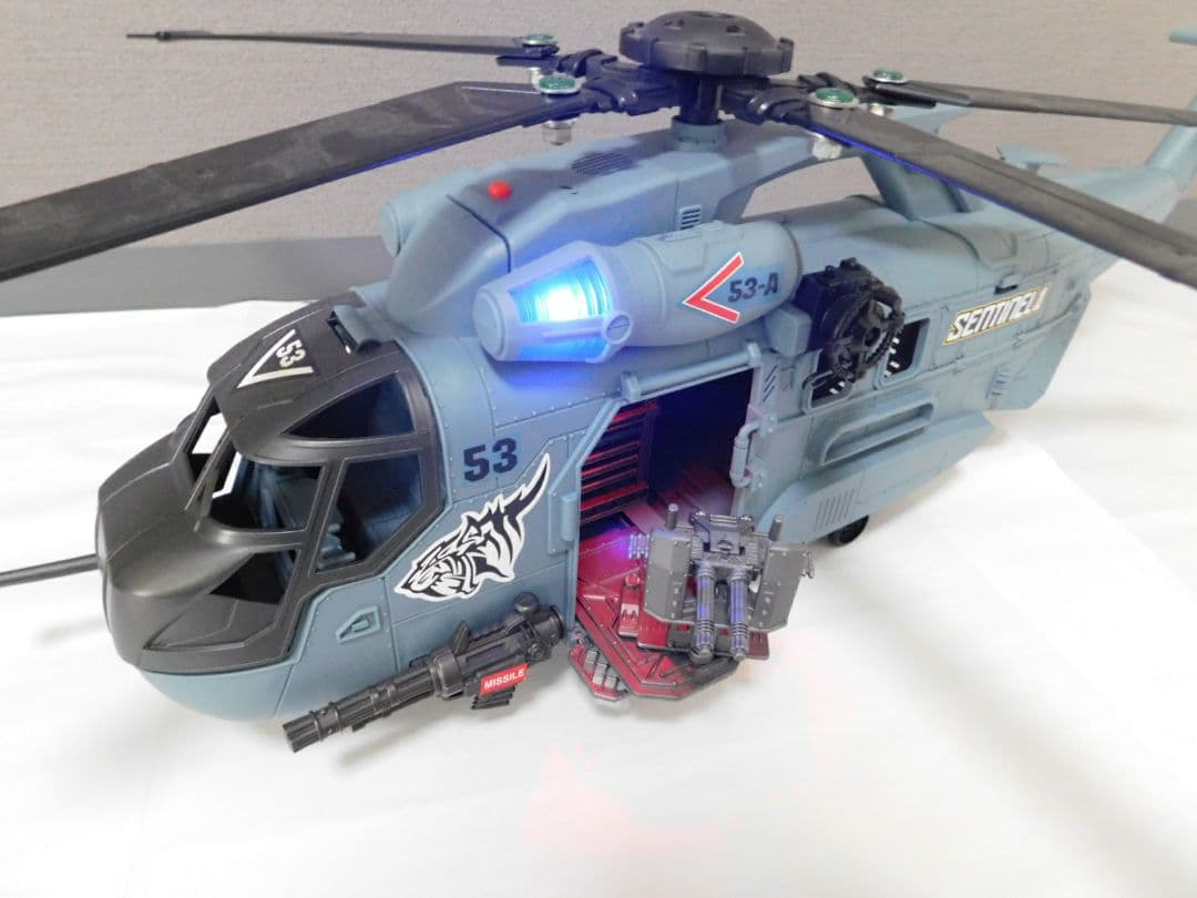 トゥルーヒーロー U-53 ヘリコプター 約80㎝とオマケヘリ!のジャンク玩具!