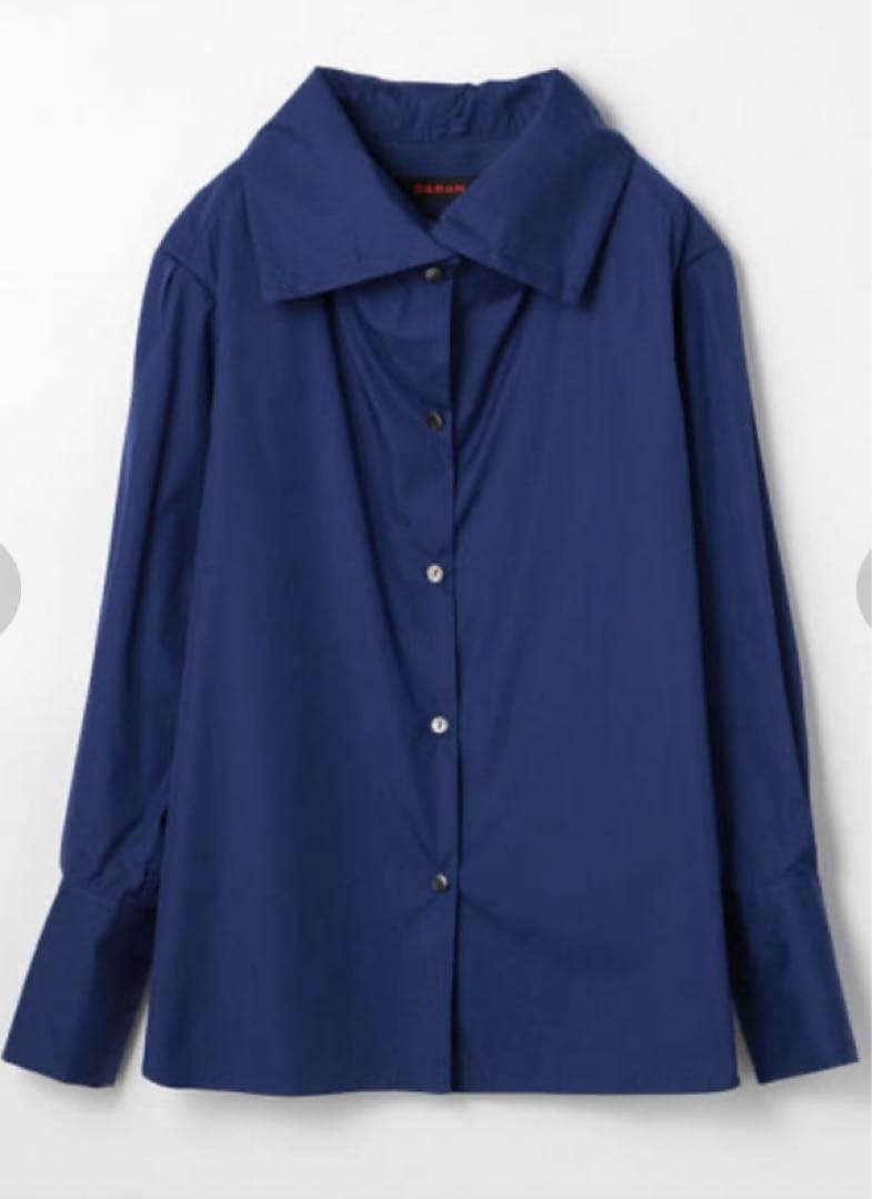 新品　CABAN コットンハイネックシャツ