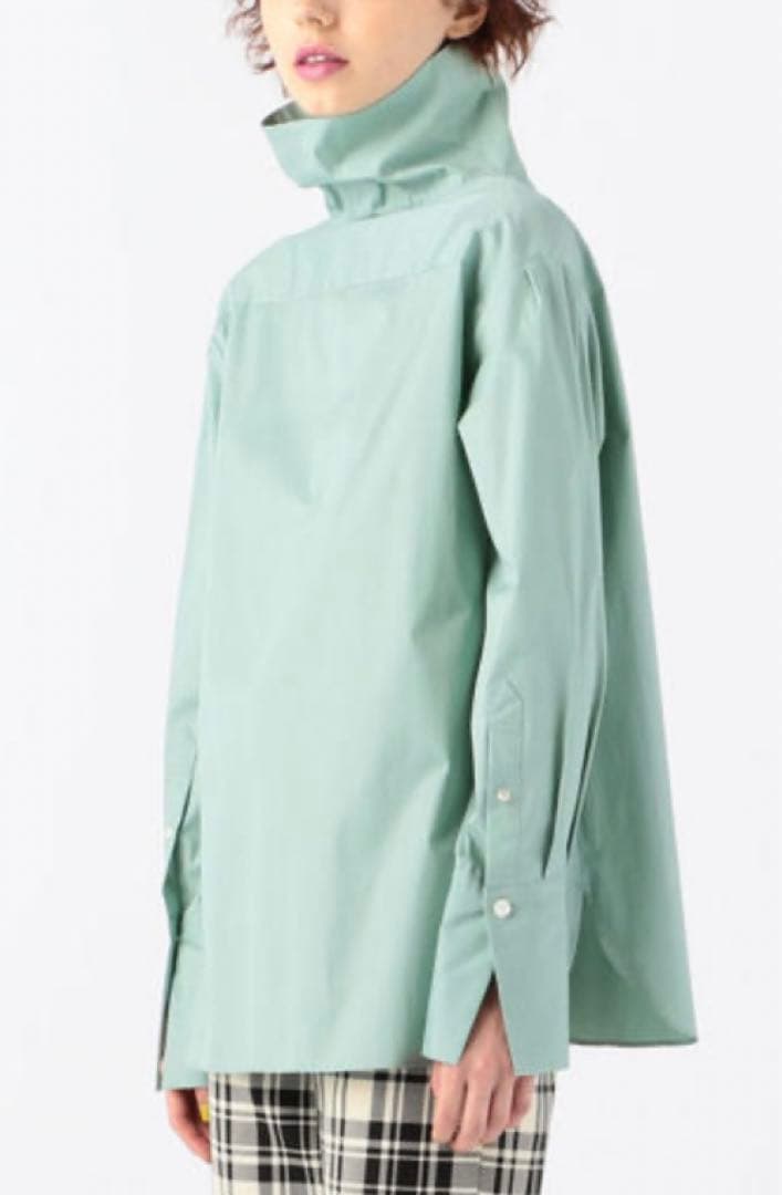 新品　CABAN コットンハイネックシャツ