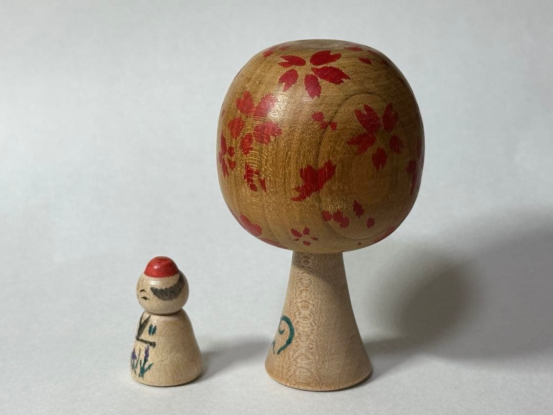 阿部木の実　こけし　はなさかじいさん