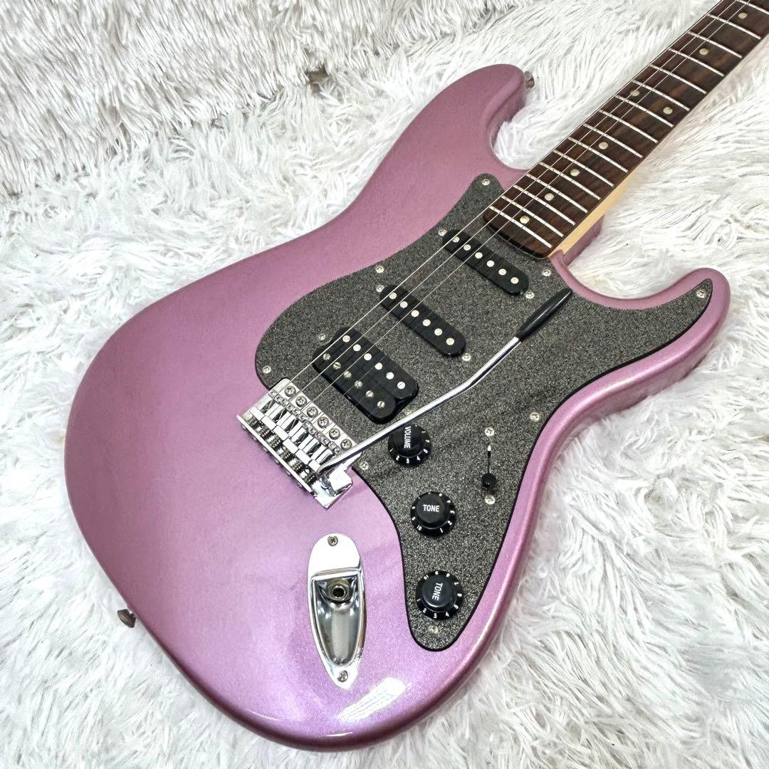 【美品レアカラー】Squier Fenderストラト バーガンディミスト