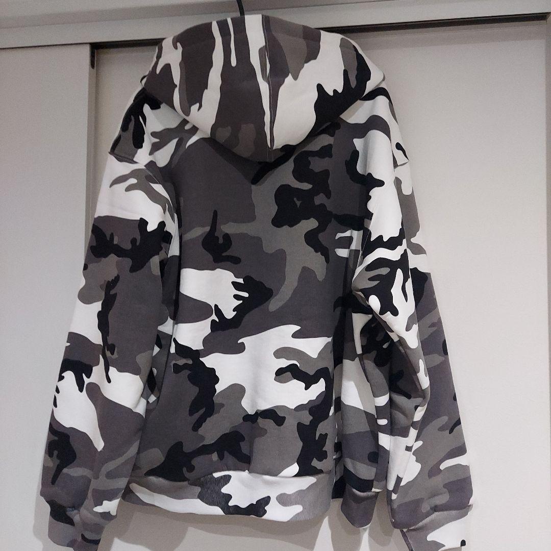 SUPREME 迷彩ジップアップパーカー フーディ