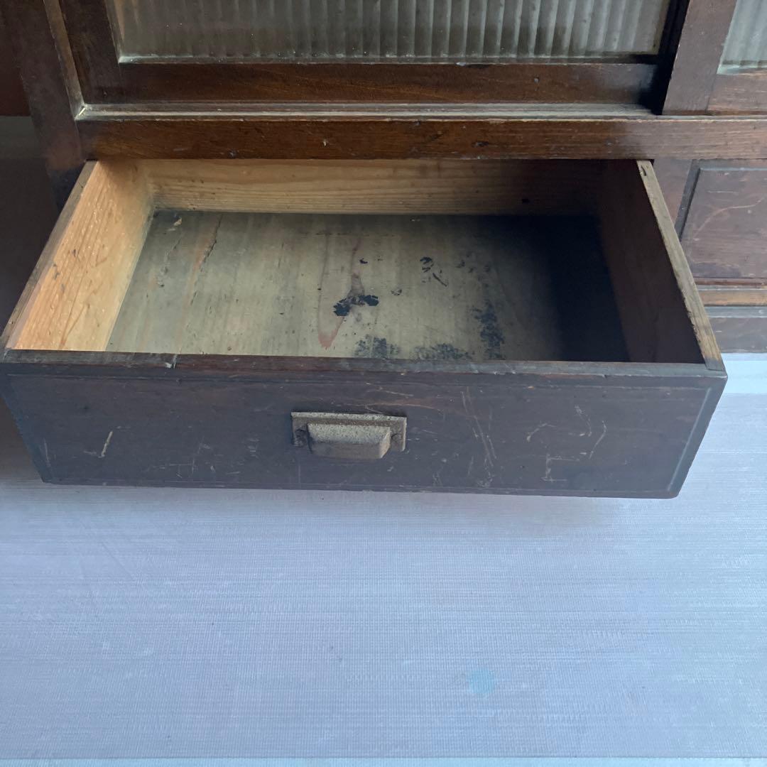 ぱぁるさん専用　木製ガラス扉キャビネット【引き取りの場合は送料分値引きします】