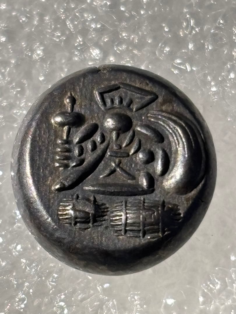 慶長豆板銀2ヶセットと元文両面大黒豆板銀