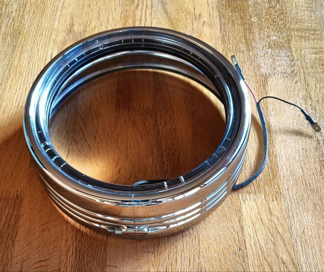 ハーレー　クリアキン　L.E.Dヘッドライトトリム