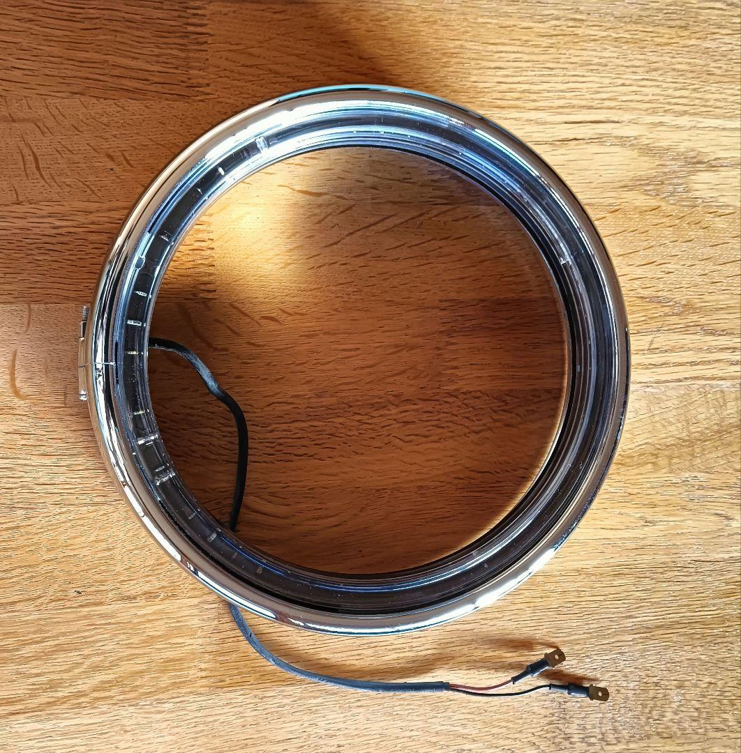 ハーレー　クリアキン　L.E.Dヘッドライトトリム