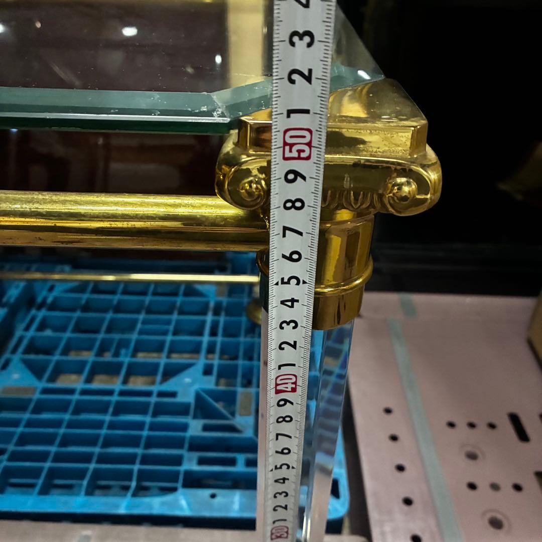 【N】サァラ麻布 オルセニゴ ガラス サイドテーブル コーヒーテーブル