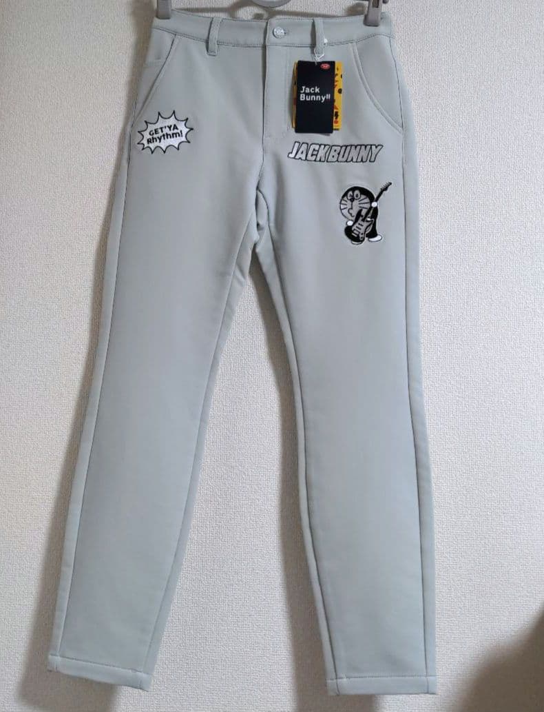 再再再値下新品　ジャックバニー　パンツ0　ドラえもん裏起毛グレー定価17600円