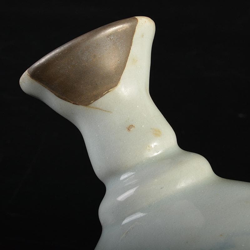 朝鮮美術　李朝　高麗白磁　染付　徳利　M　R7403