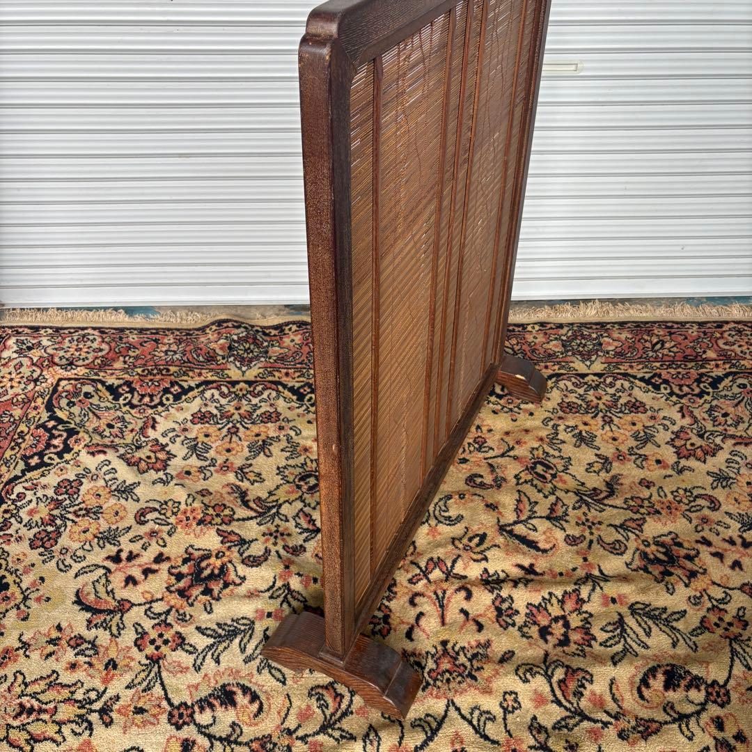 屏風　衝立　パーテーション　アンティーク　間仕切り　ヴィンテージ　レトロ