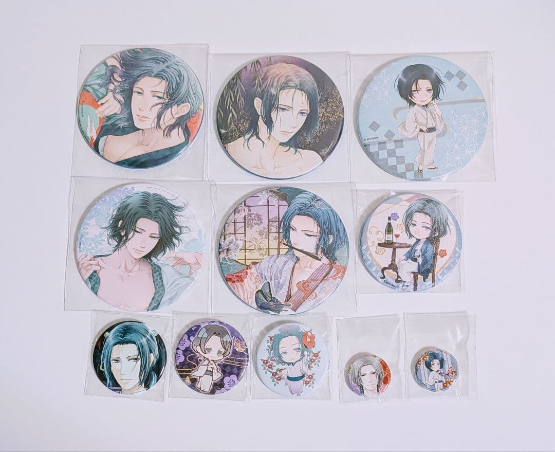 蝶の毒華の鎖 缶バッジ 瑞人