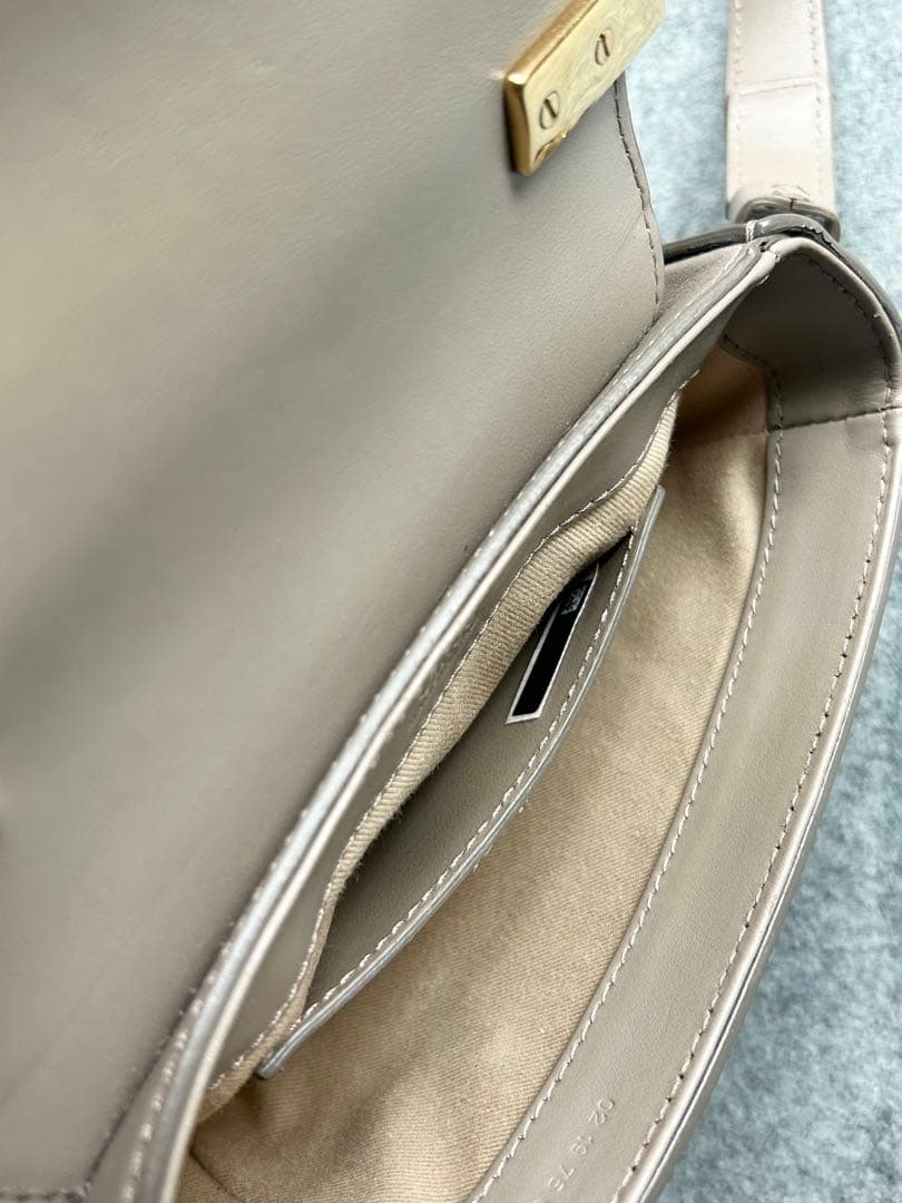 美品 Chloe C シー ミニバッグ ショルダーバッグ グレージュ　本革