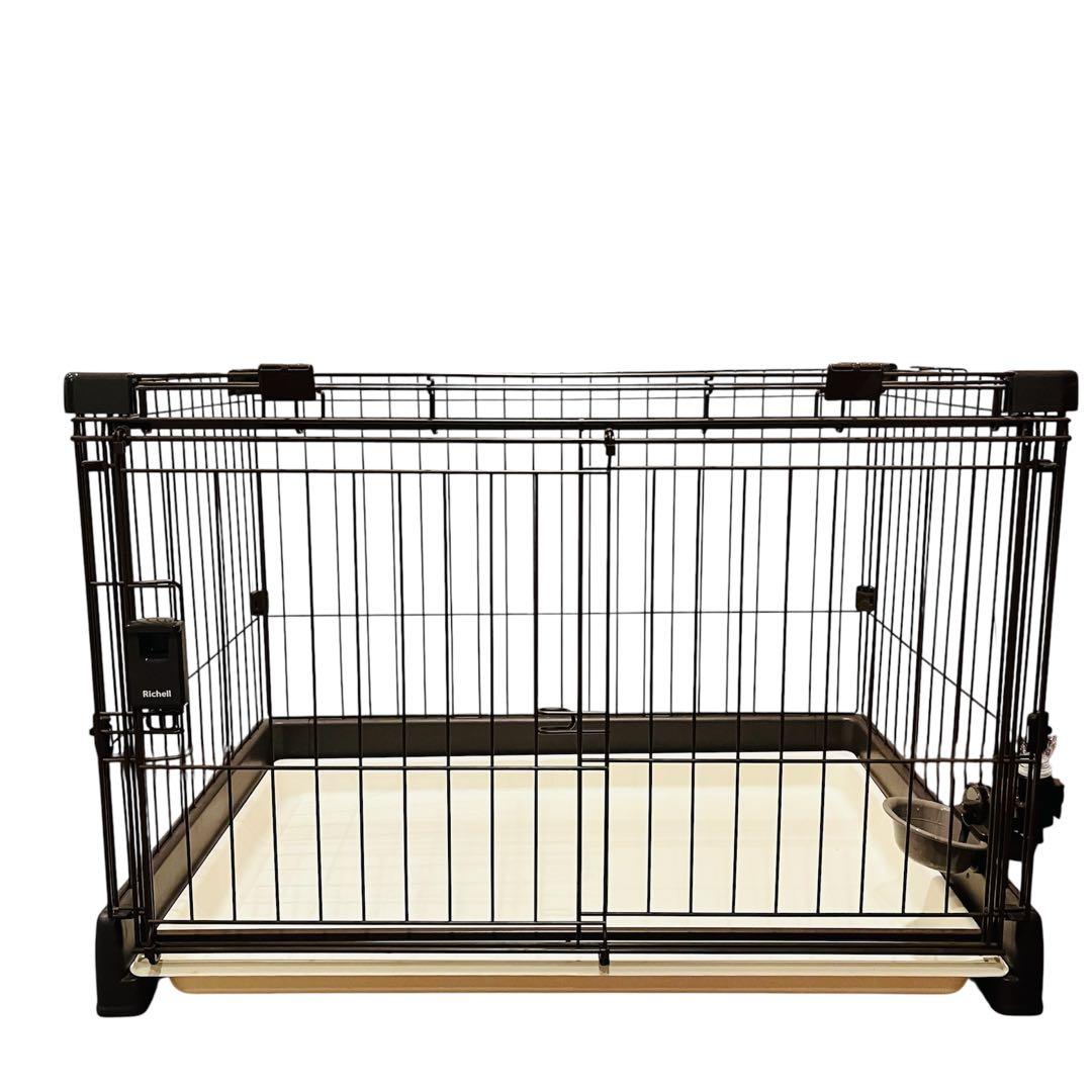 Richell リッチェル お掃除簡単ペットサークル 犬用ケージ　給水器付き