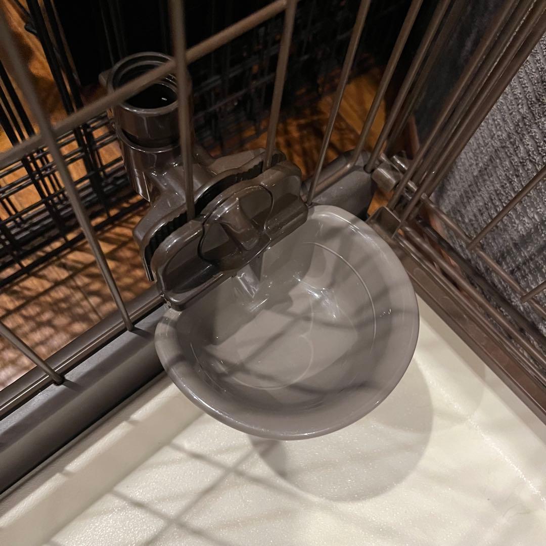 Richell リッチェル お掃除簡単ペットサークル 犬用ケージ　給水器付き