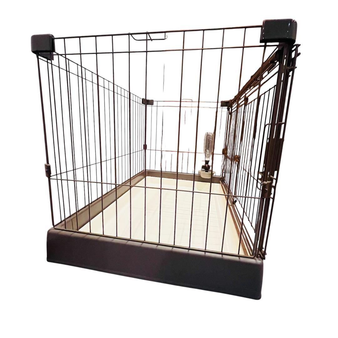 Richell リッチェル お掃除簡単ペットサークル 犬用ケージ　給水器付き