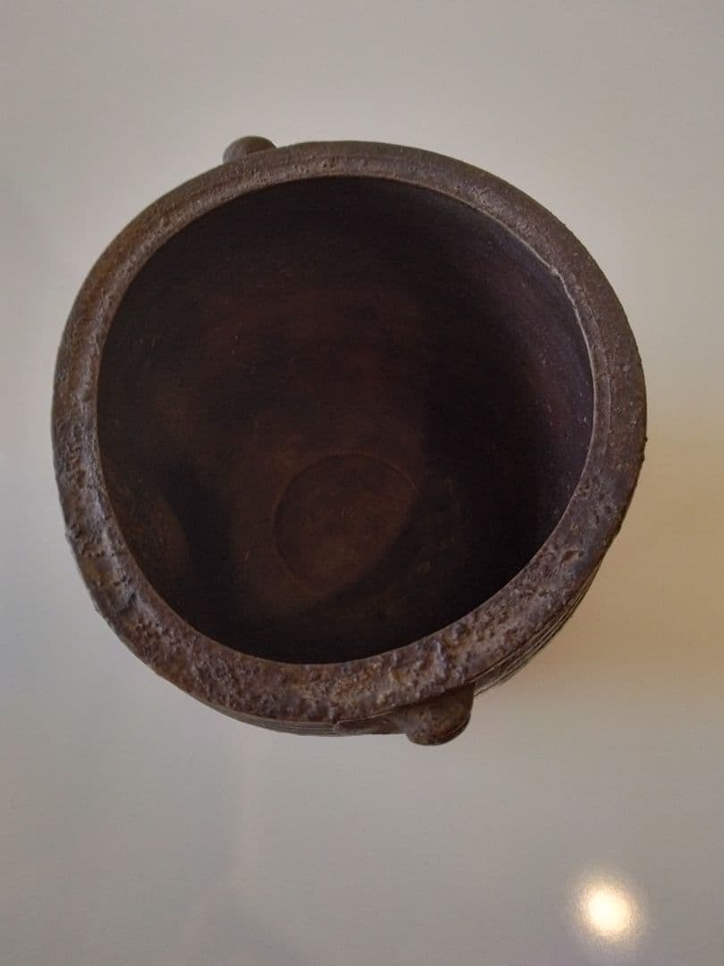 古美術品　金重陶陽　備前　火入れ