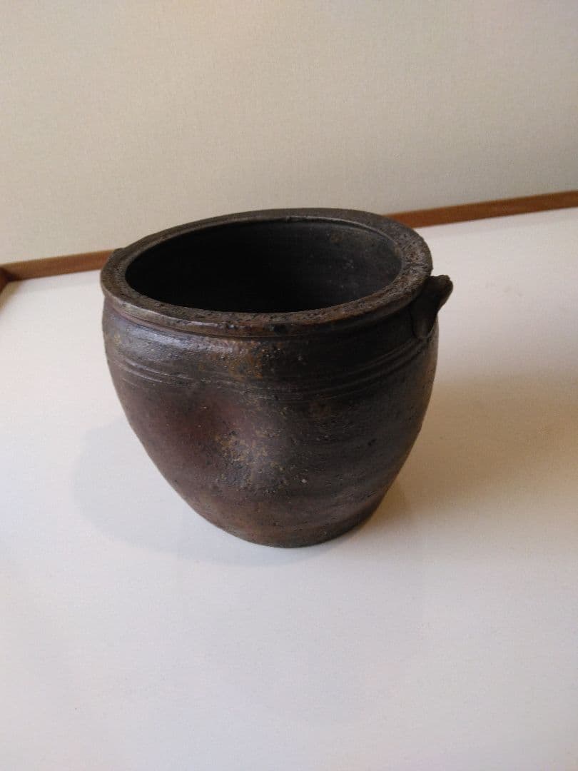 古美術品　金重陶陽　備前　火入れ