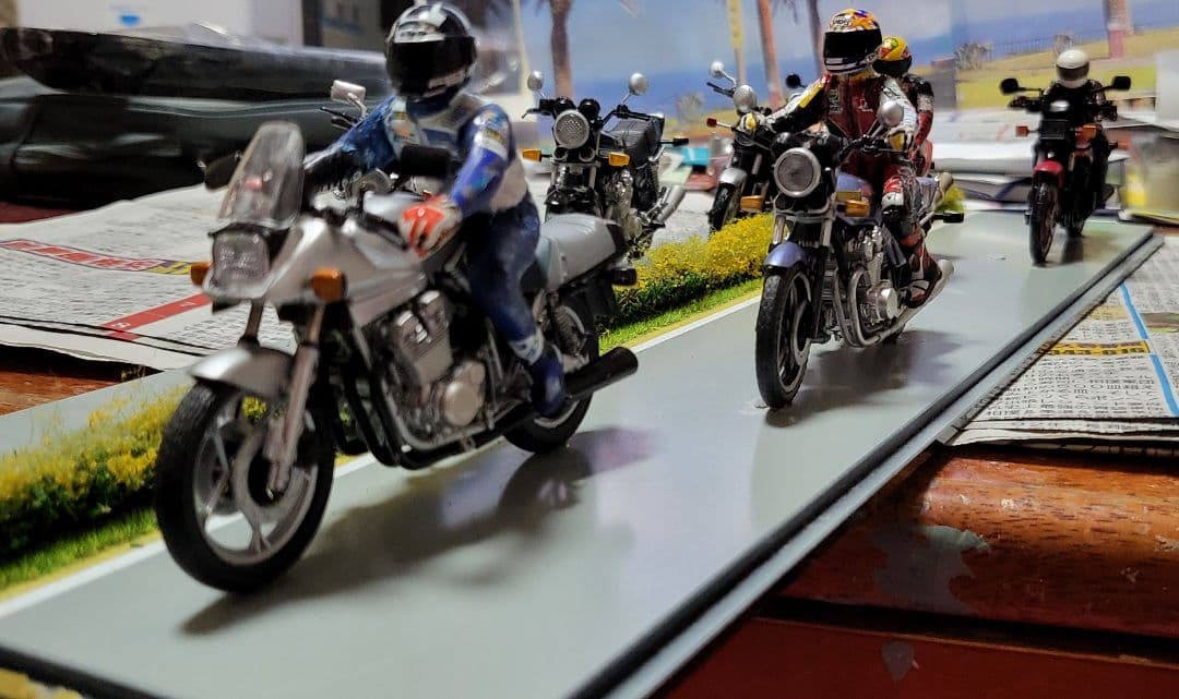 バイク模型 5台セット 1/12 スケール