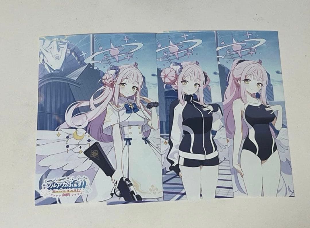 ブルアカふぇす ブルアカ ブロマイド 写真 聖園 ミカ 三枚セット