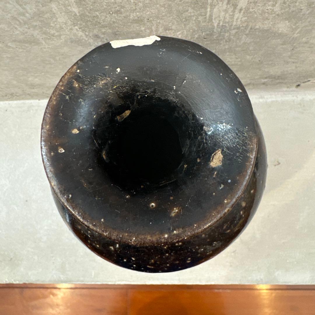 19世紀.壺屋焼.髪油壺